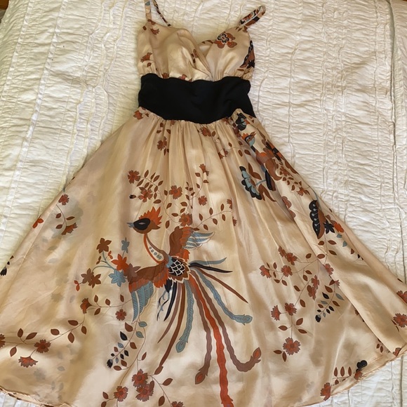 Anthropologie Dresses & Skirts - Hype Silk Halter Dress, size 2